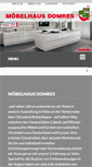 Mobile Screenshot of moebelhaus-domres.de